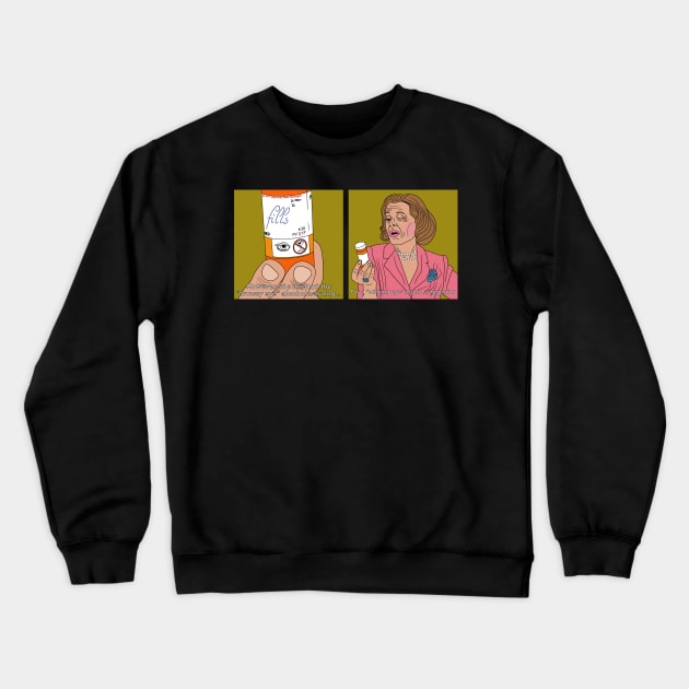 "Drowsy Eye" Lucille Crewneck Sweatshirt by motelgemini